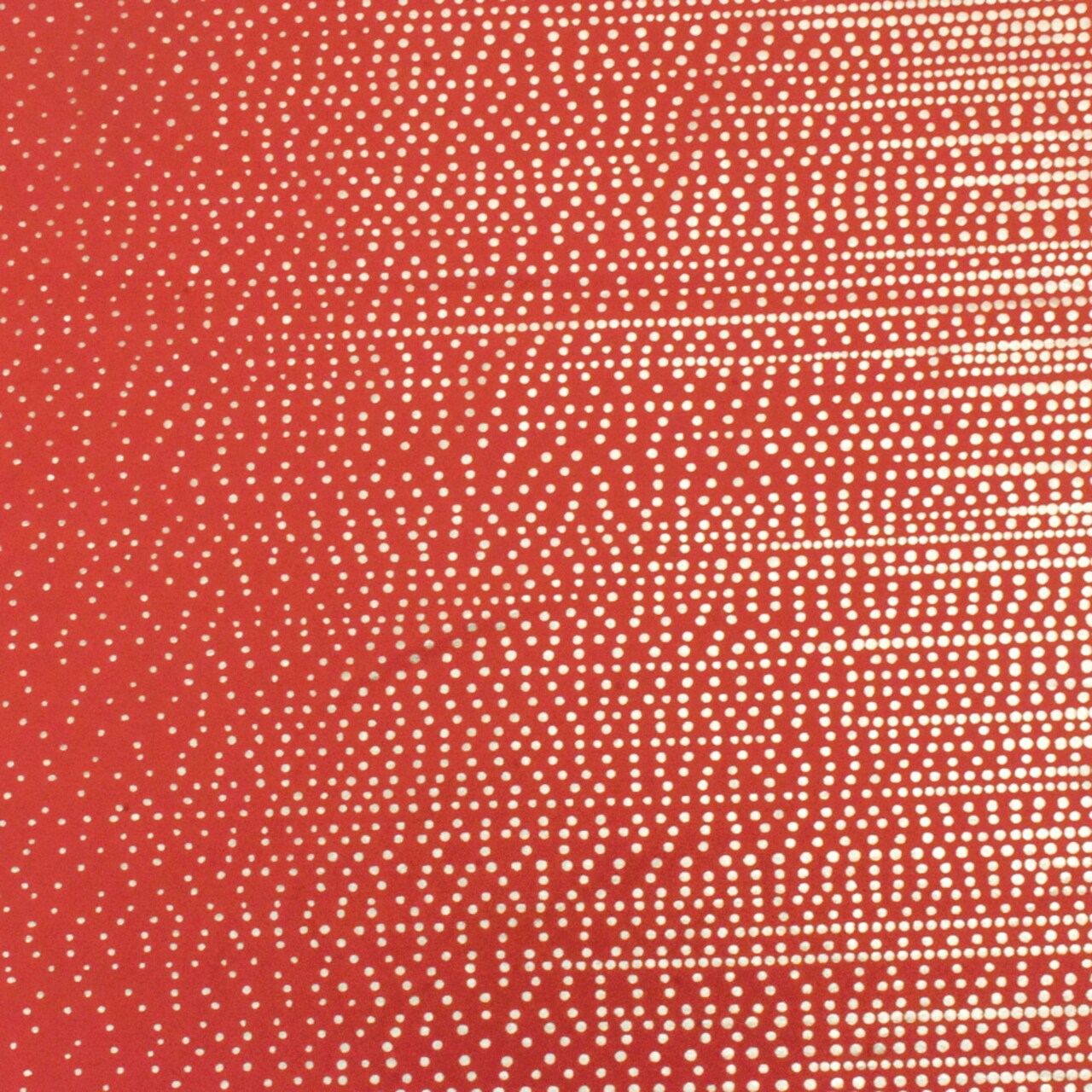 Sunset Red-Gold Dot Printed Stretch Tricot Swimwear Knit Fabric By the Yard